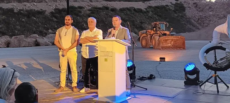 Inauguration des nouvelles installations de la carrière du Juge de Someca à Brignoles