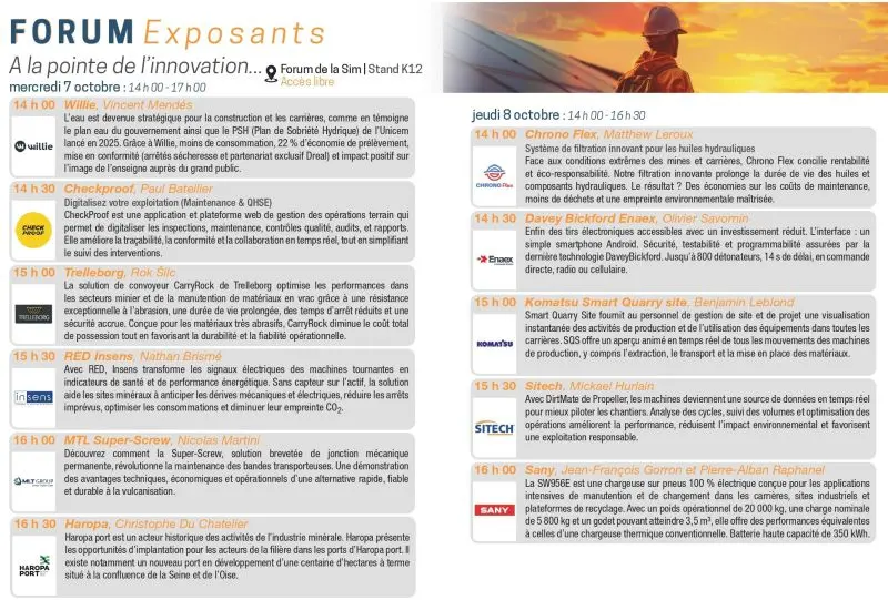 Le Forum Exposants : à la pointe de l’innovation !