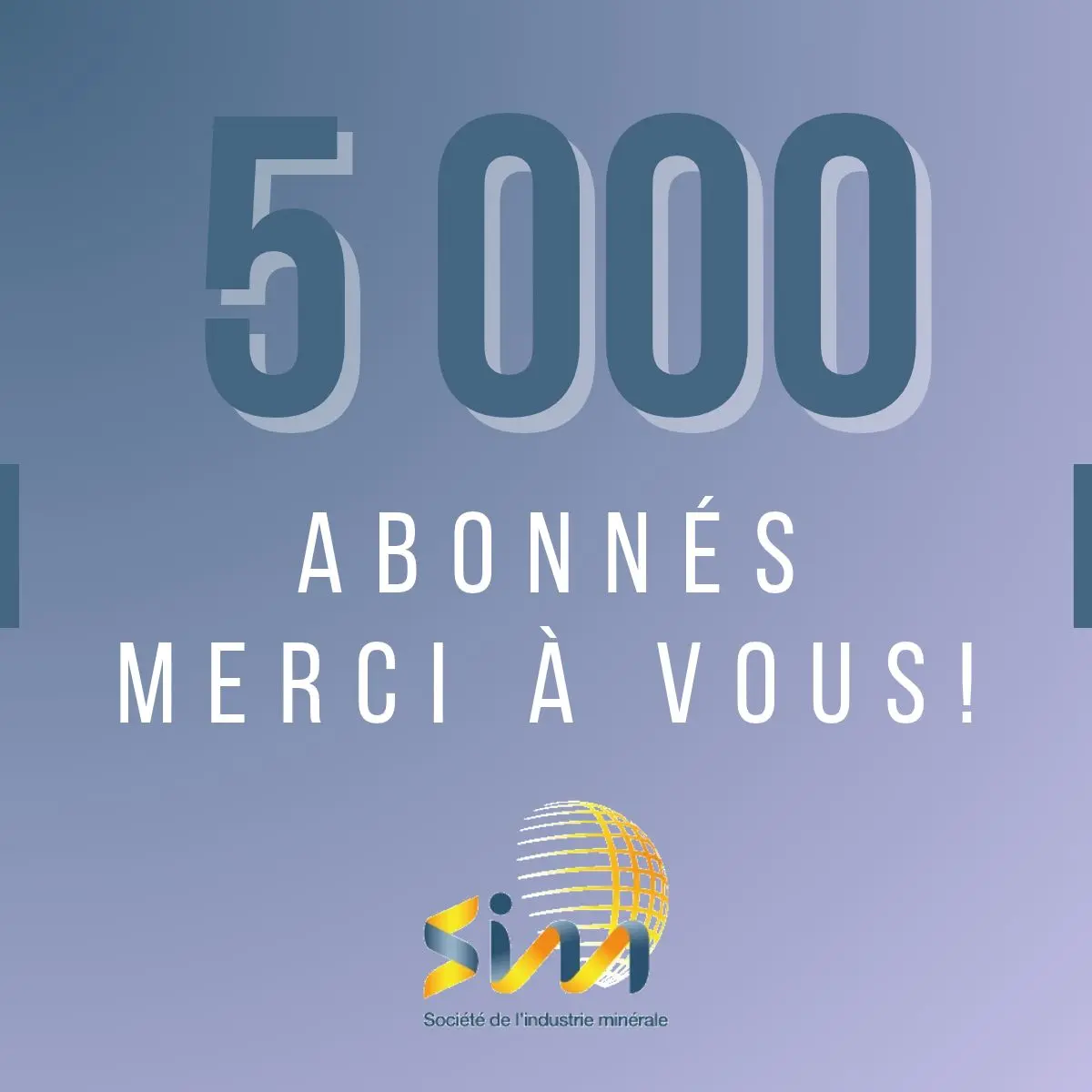 Cap des 5 000 abonnés franchi !